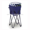 Pop-Up Tailgating Cooler removível e dobrável Portable cooler stand tub com pernas de metal e cobertura de 100% de poliéster